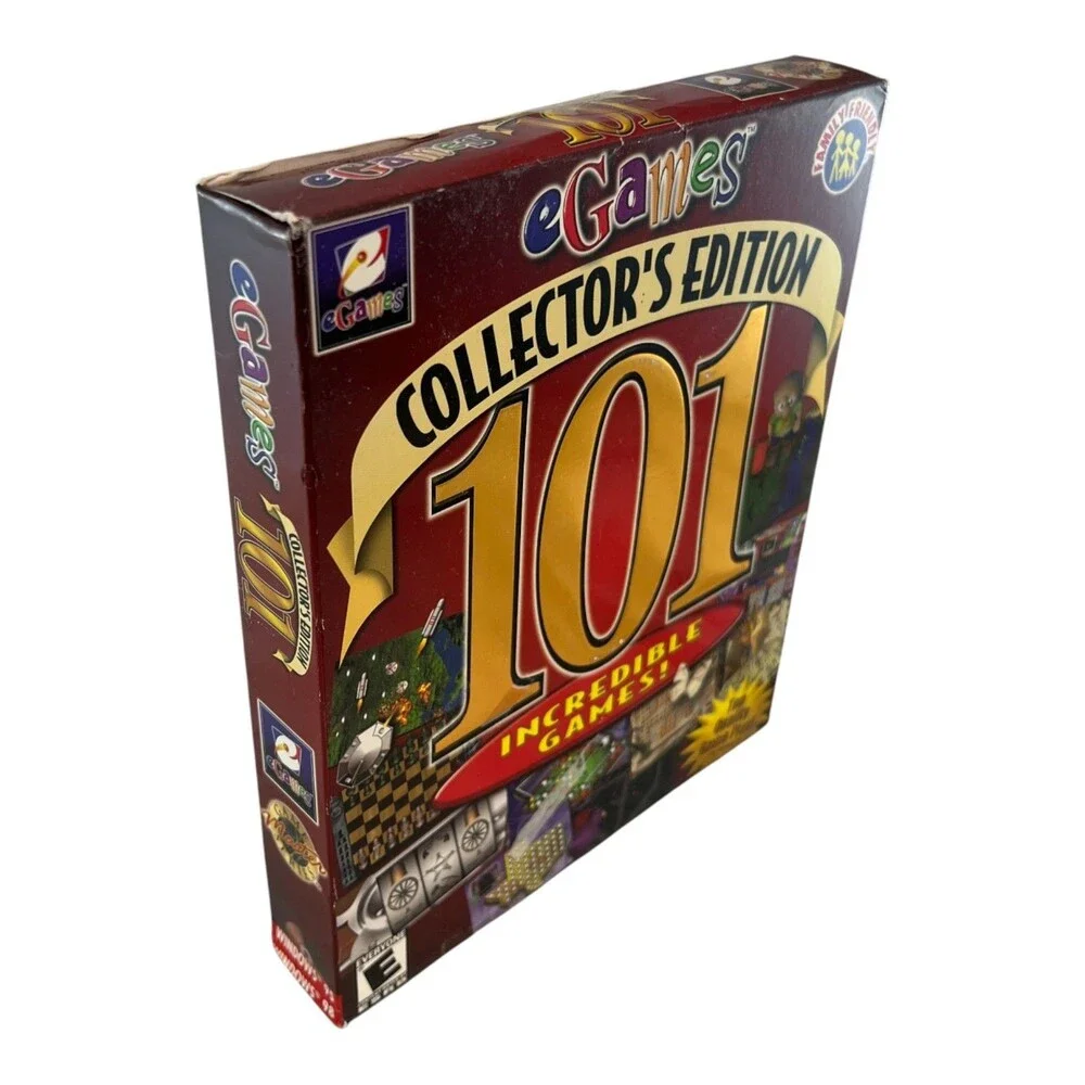 eGames 101 Incredible Games Collectors Edition PC Sealed